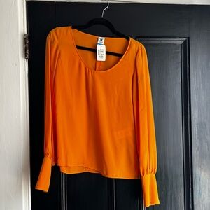 Missoni flame Orange Blouse silk